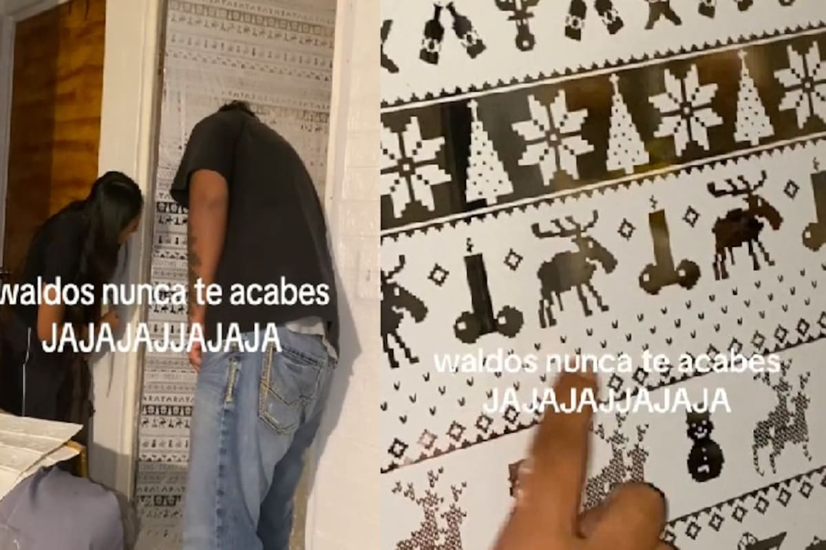 VIDEO: Joven descubre “mensajes ocultos” en papel de regalo navideño y se hace viral en TikTok