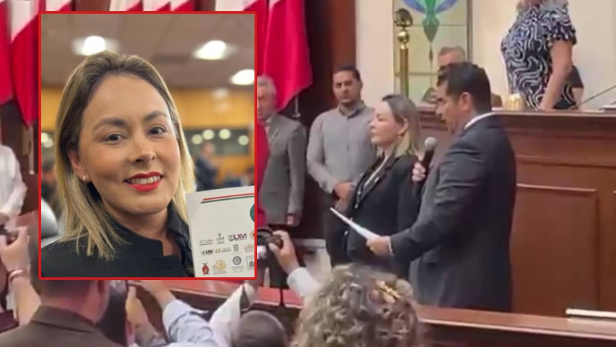 La figura de Yeraldine Bonilla pasó en pocos años de ser una diputada local seleccionada por tómbola a convertirse en la responsable temporal del gobierno de Sinaloa en uno de los episodios más delicados para la entidad. Foto: Especial