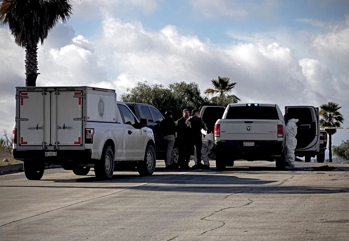 Un hombre fue encontrado atado y calcinado; la víctima permanece sin identificar. Foto: Border Zoom