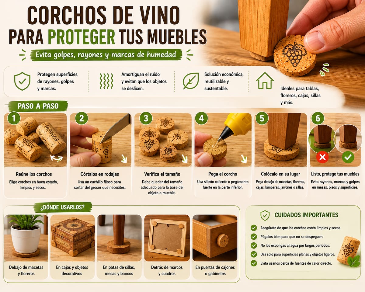 Paso a paso para usarlos como protectores de muebles o marcos. | Imagen de IA