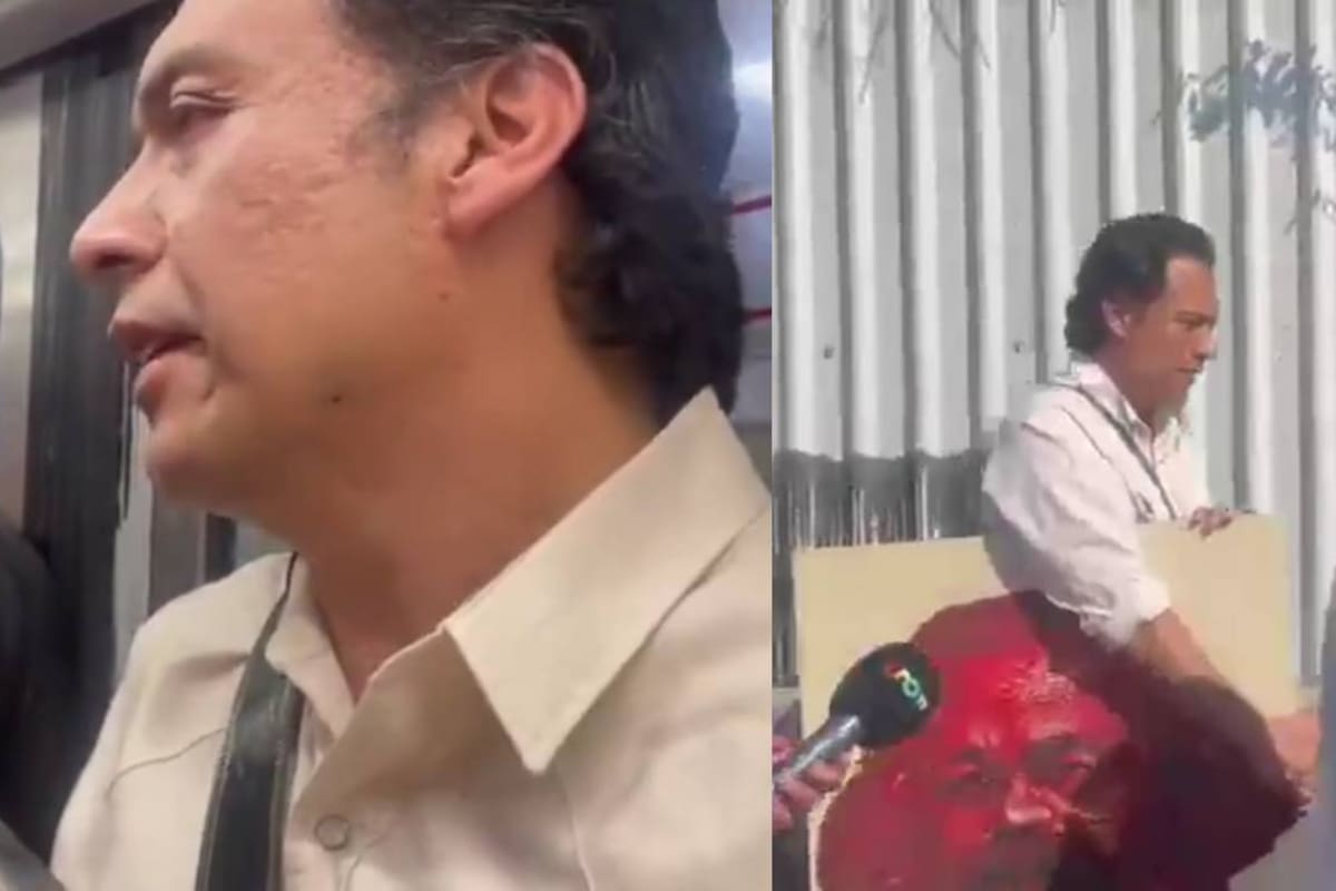 “Nos vamos como llegamos”: Marx Arriaga recibe formalmente destitución de su cargo y declaró dentro del metro de la CDMX que no hubo ‘moches’ a trabajadores de la SEP