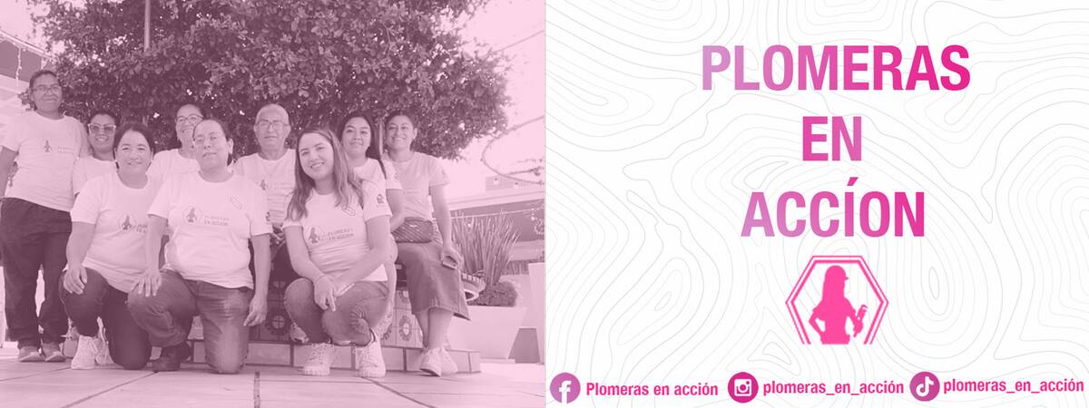 “Plomeras en Acción” es un grupo de Facebook y WhatsApp fundado por Chayito para unir a mujeres plomeras de todo México y más allá.