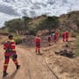 Apoyan Bomberos de Navojoa en recuperación de cuerpo dentro de mina en Chihuahua