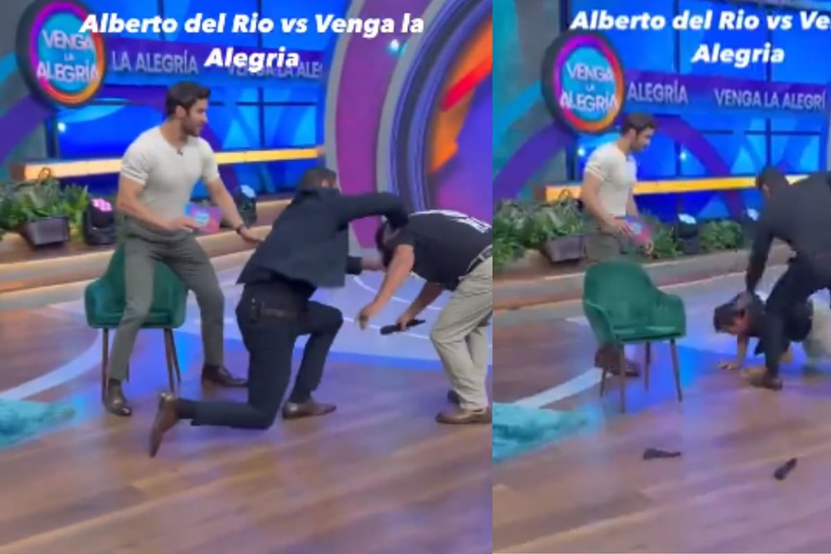 Alberto del Río “El Patrón” agrede a miembro de producción de Venga la ...
