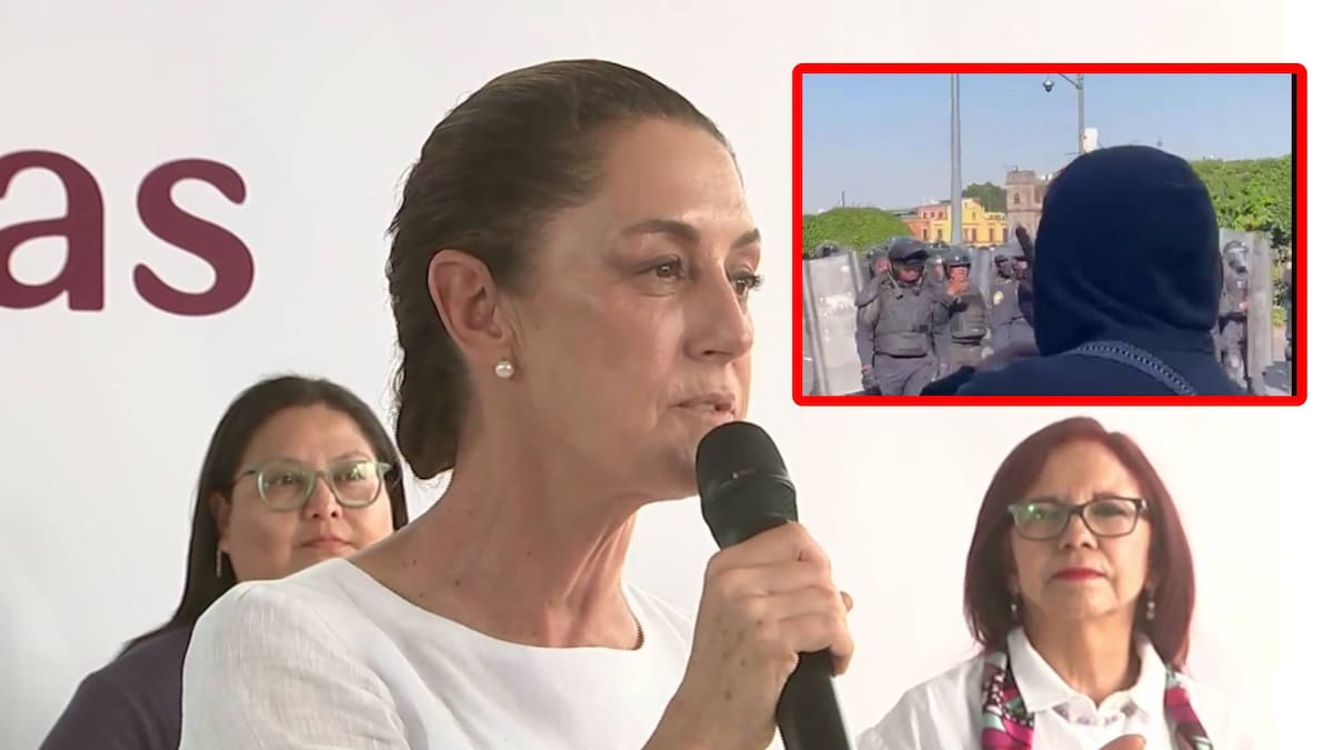 “Nunca hay que utilizar la violencia para cambiar”: Sheinbaum se pronuncia tras marcha de la Generación Z
