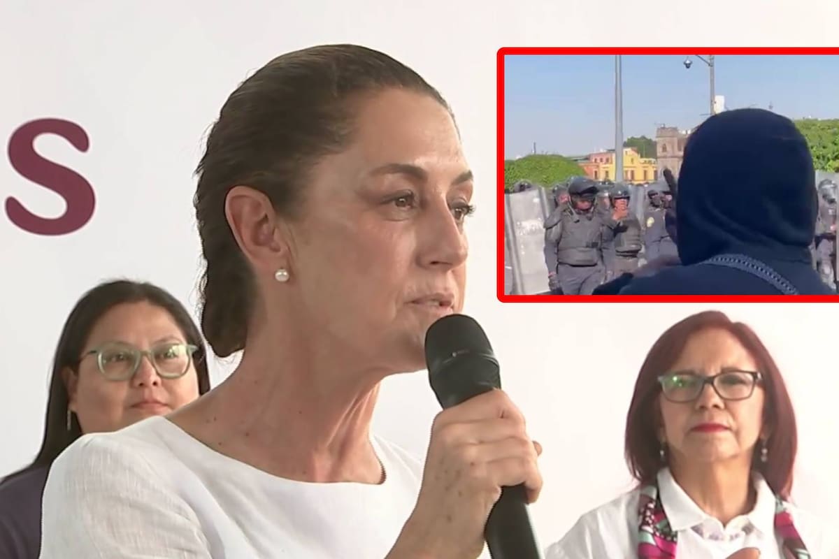 “Nunca hay que utilizar la violencia para cambiar”: Sheinbaum se pronuncia tras marcha de la Generación Z