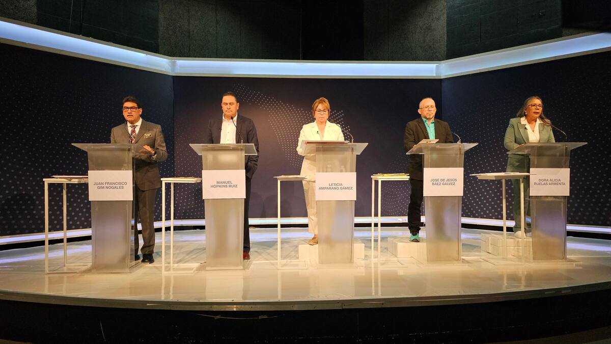 Debaten candidatos a la Alcaldía de Nogales sobre diversos temas