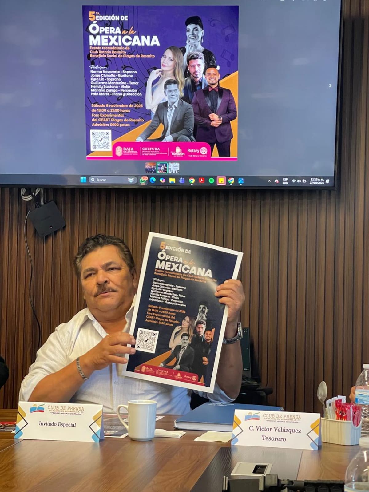 Este evento es muy significativo ya que se hacen adaptaciones para que los cantantes de ópera puedan deleitarnos con un repertorio de canciones mexicanas. Foto: Carmen Gutiérrez