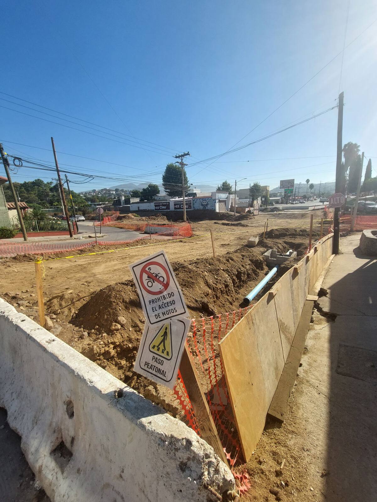 Se estimaba que la obra de la calle estaría concluida en febrero de 2024.