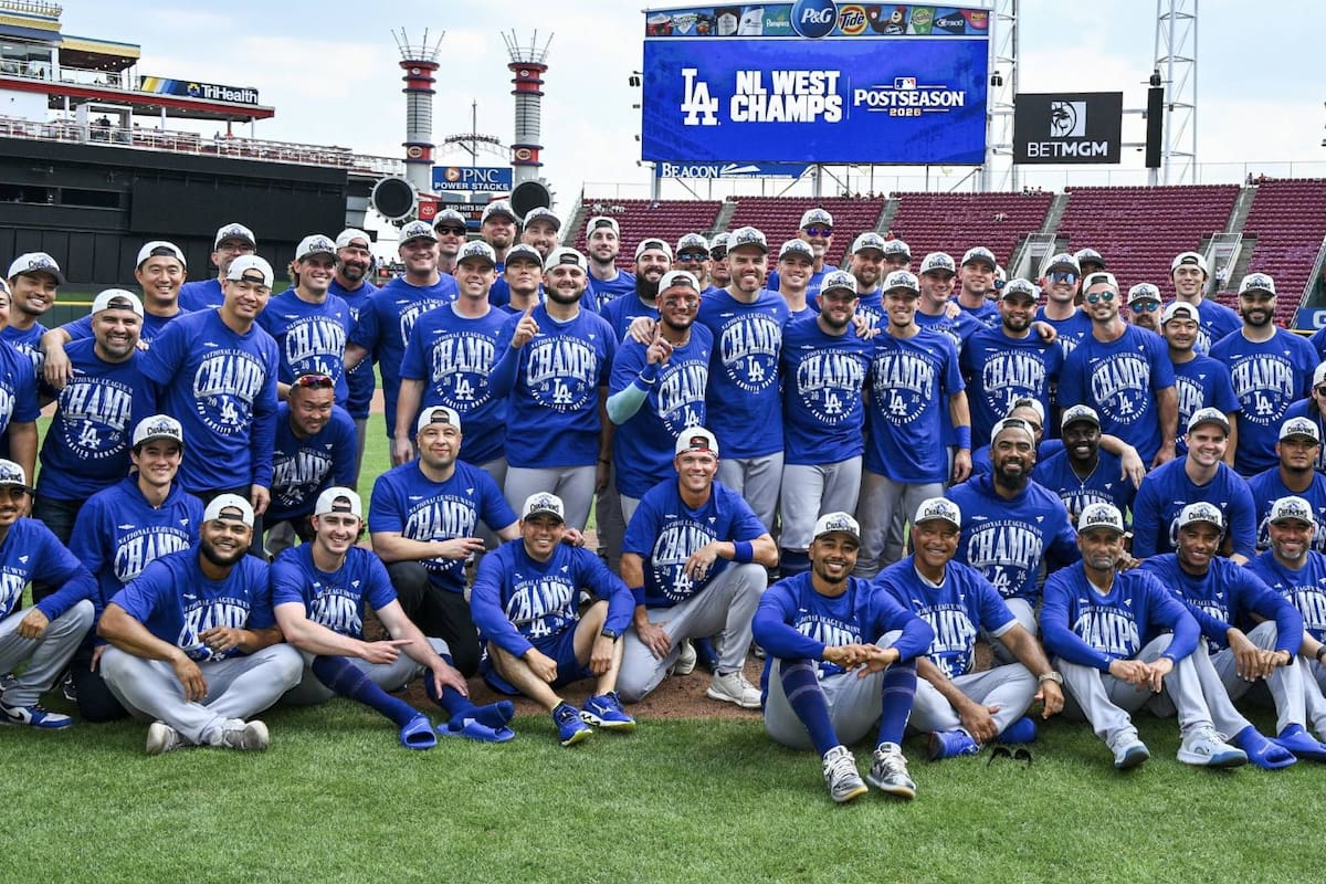 Dodgers convierten el Oeste en su reino: 13 títulos divisionales en 14 años y ahora van tras un histórico tricampeonato de la MLB