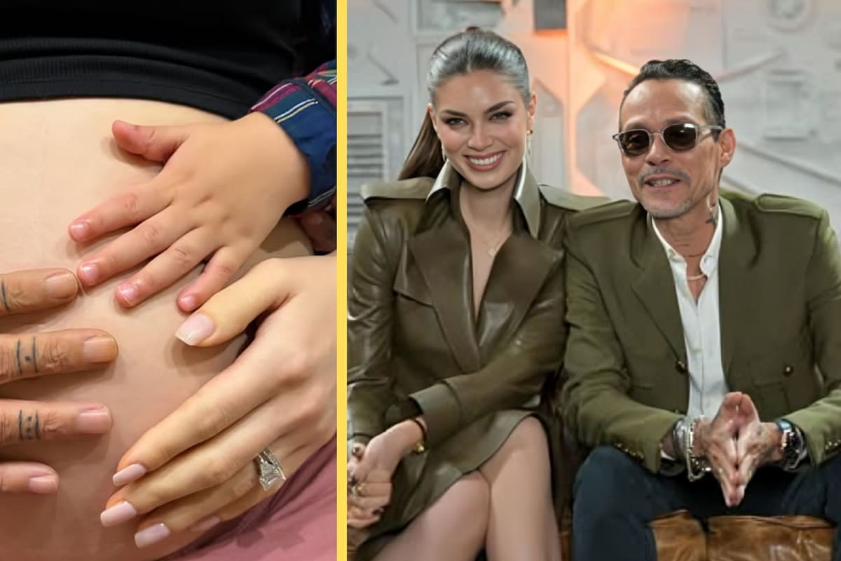 Marc Anthony y Nadia Ferreira anuncian que están en la espera de su segundo hijo