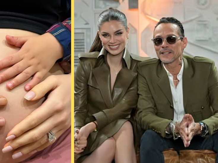 Marc Anthony y Nadia Ferreira anuncian que están en la espera de su segundo hijo