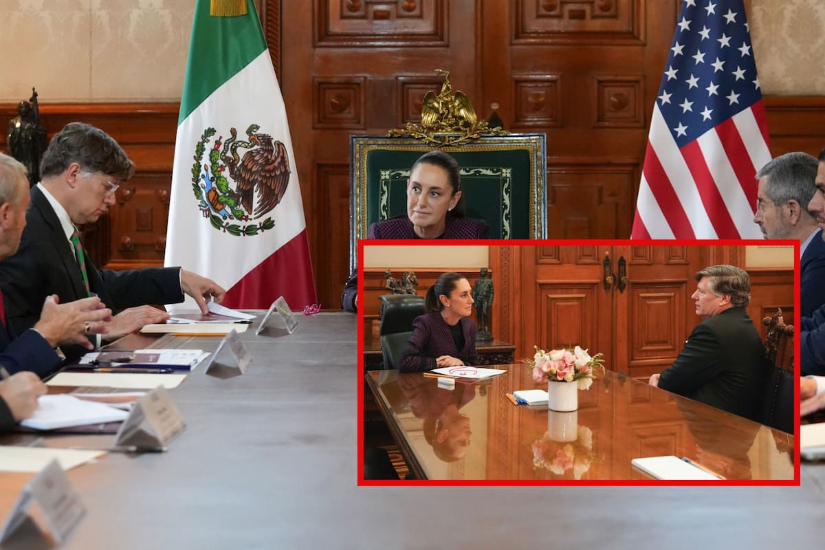 Sheinbaum expuso su desacuerdo con las redadas de migrantes en EEUU durante reunión con Landau