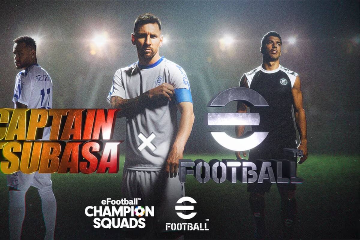 “Super Campeones” se une al eFootball con las equipaciones animé de Messi y Neymar