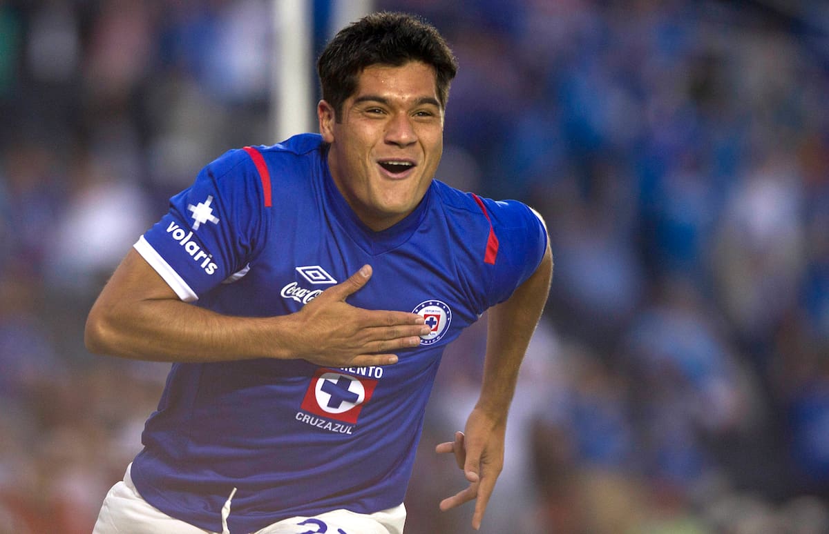 Javier 'Chuletita' Orozco del Cruz Azul en 2012. (AP Photo/Christian Palma)