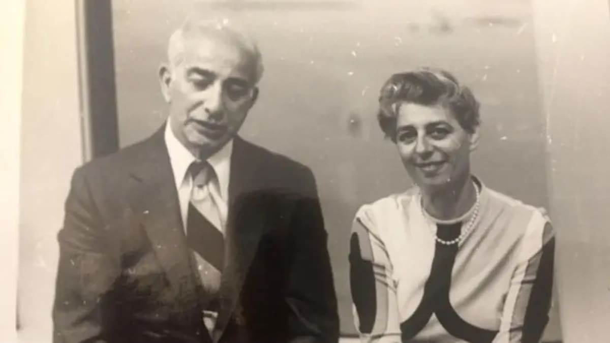 Sylvia Bloom con su esposo. Foto: Álbum familiar publicado por BBC.