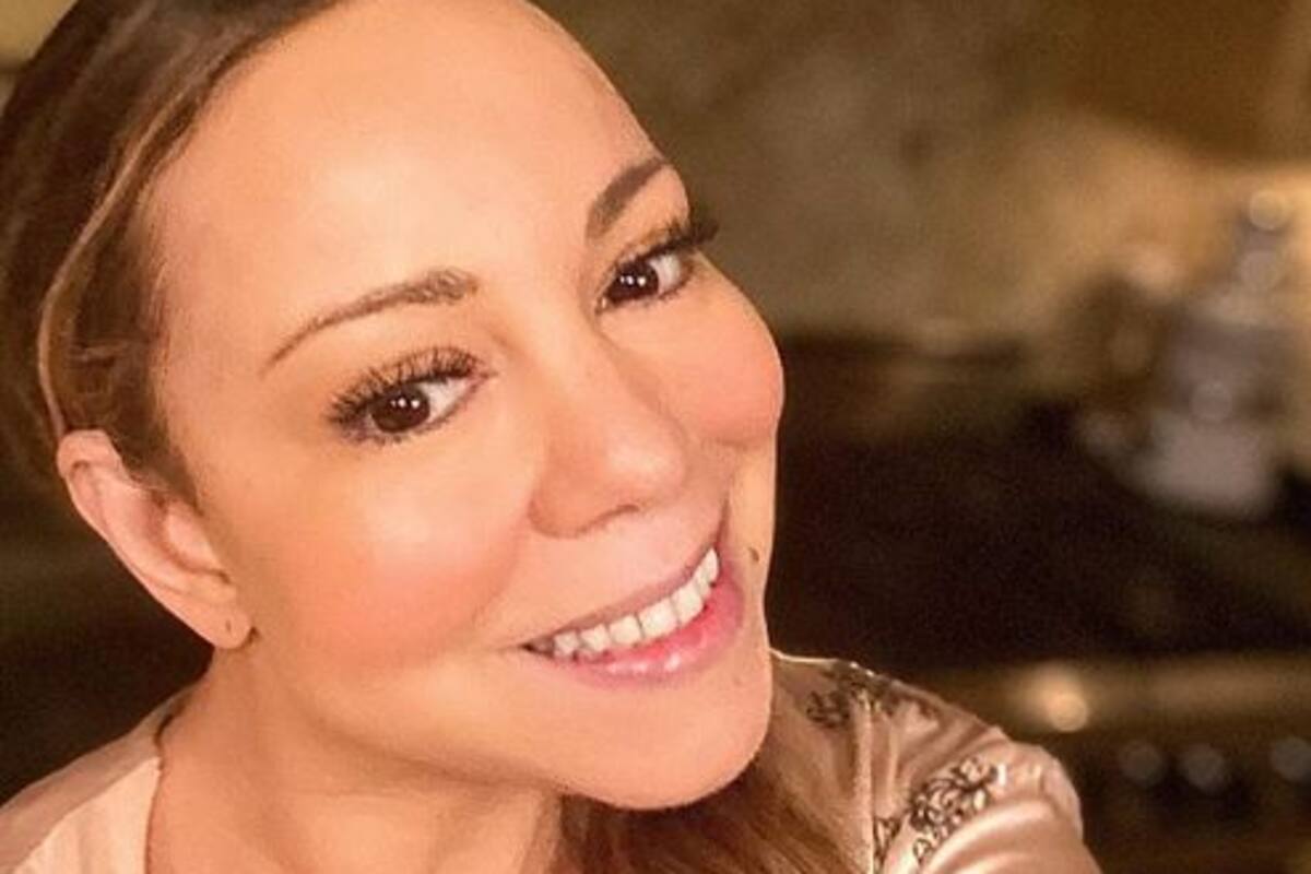 Mariah Carey celebra haber llegado a su meta