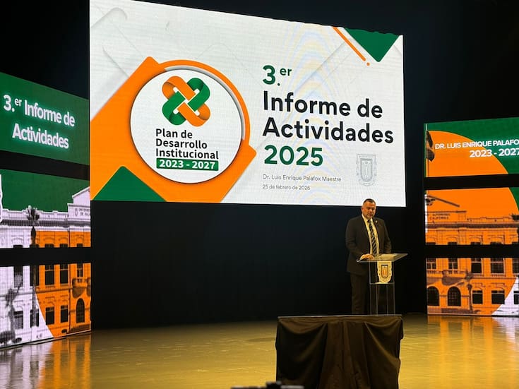 Rinde Luis Enrique Palafox Maestre su tercer informe al frente de la UABC
