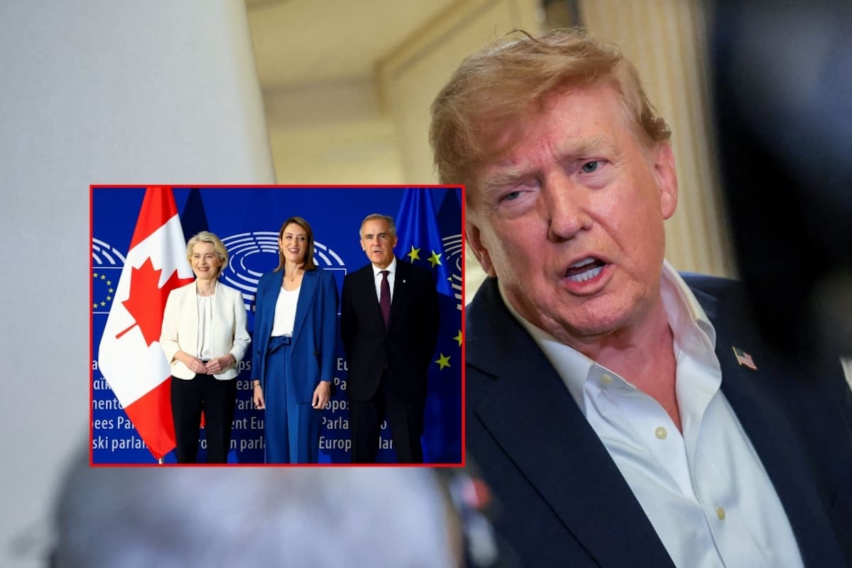 Trump amenaza con aranceles a la Unión Europea si avanza su plan para convertir a Canadá en su primer “miembro asociado”