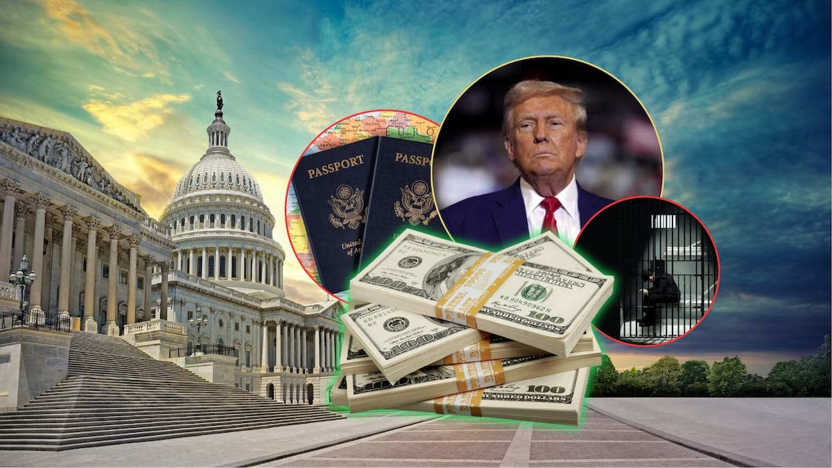 Viajar a Estados Unidos implica cumplir con diversas regulaciones aduaneras, especialmente en lo que respecta al transporte de dinero en efectivo y otros instrumentos financieros. Foto: Especial (Editada en Canva)