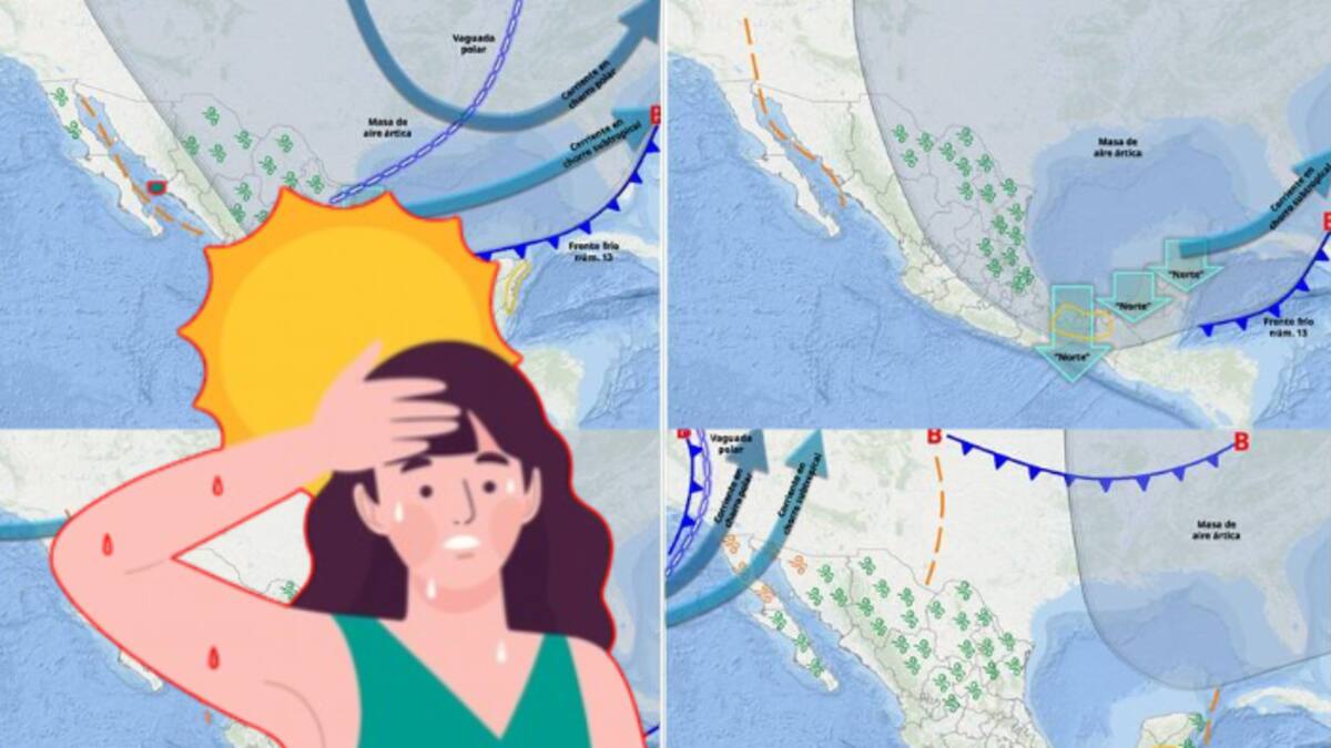 Calor extremo en Sonora y vigilancia por sistemas invernales: Protección Civil alerta sobre temperaturas de hasta 38°C y posibles frentes fríos