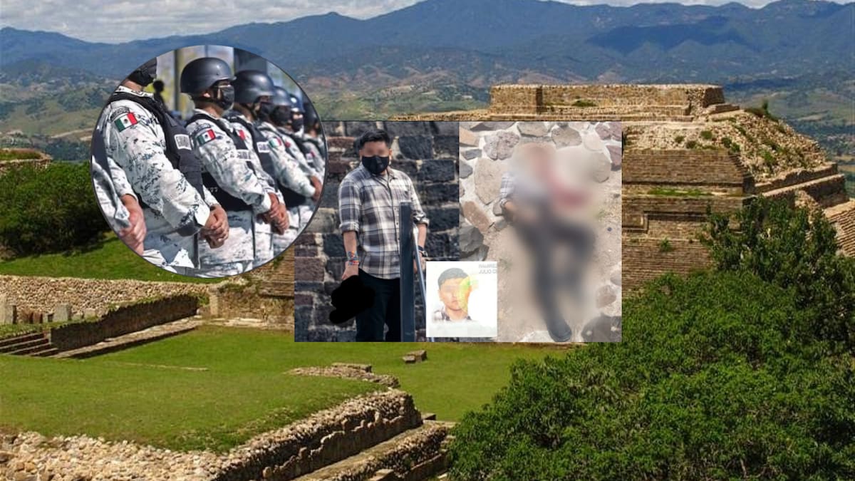 Guardia Nacional llegó a zonas arquelógicas tras el tiroteo en Teotihuacán, así montan vigilancia en Monte Albán, Oaxaca