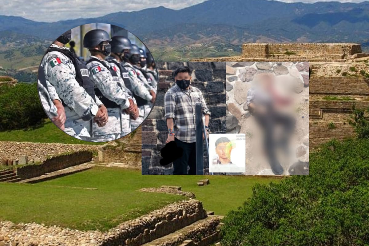 Guardia Nacional llegó a zonas arquelógicas tras el tiroteo en Teotihuacán, así montan vigilancia en Monte Albán, Oaxaca