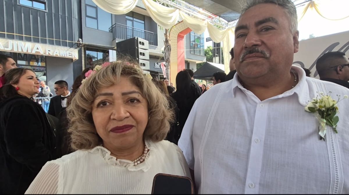 Historias de años convergen en la campaña de Matrimonios Colectivos 2026 durante este 14 de febrero. Foto: Michelle Castillo