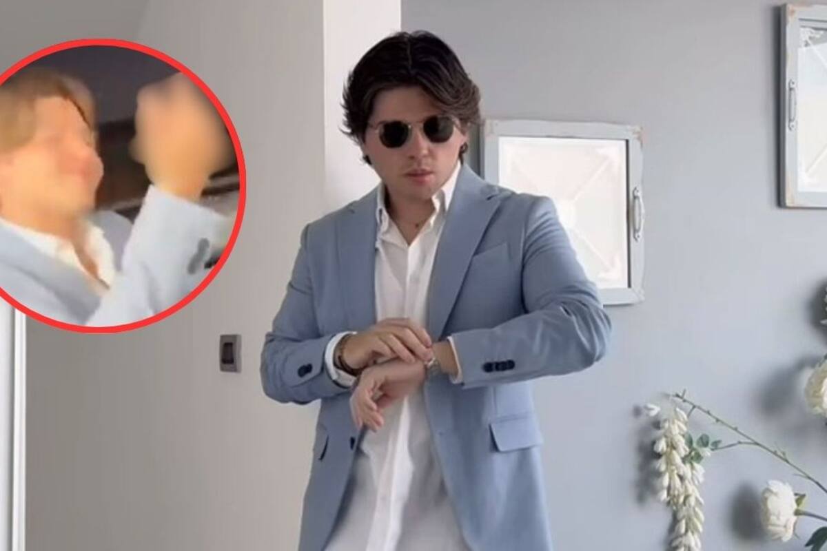 Rodrigo Márquez hace seña obscena a los medios tras conocer la sentencia de Fofo