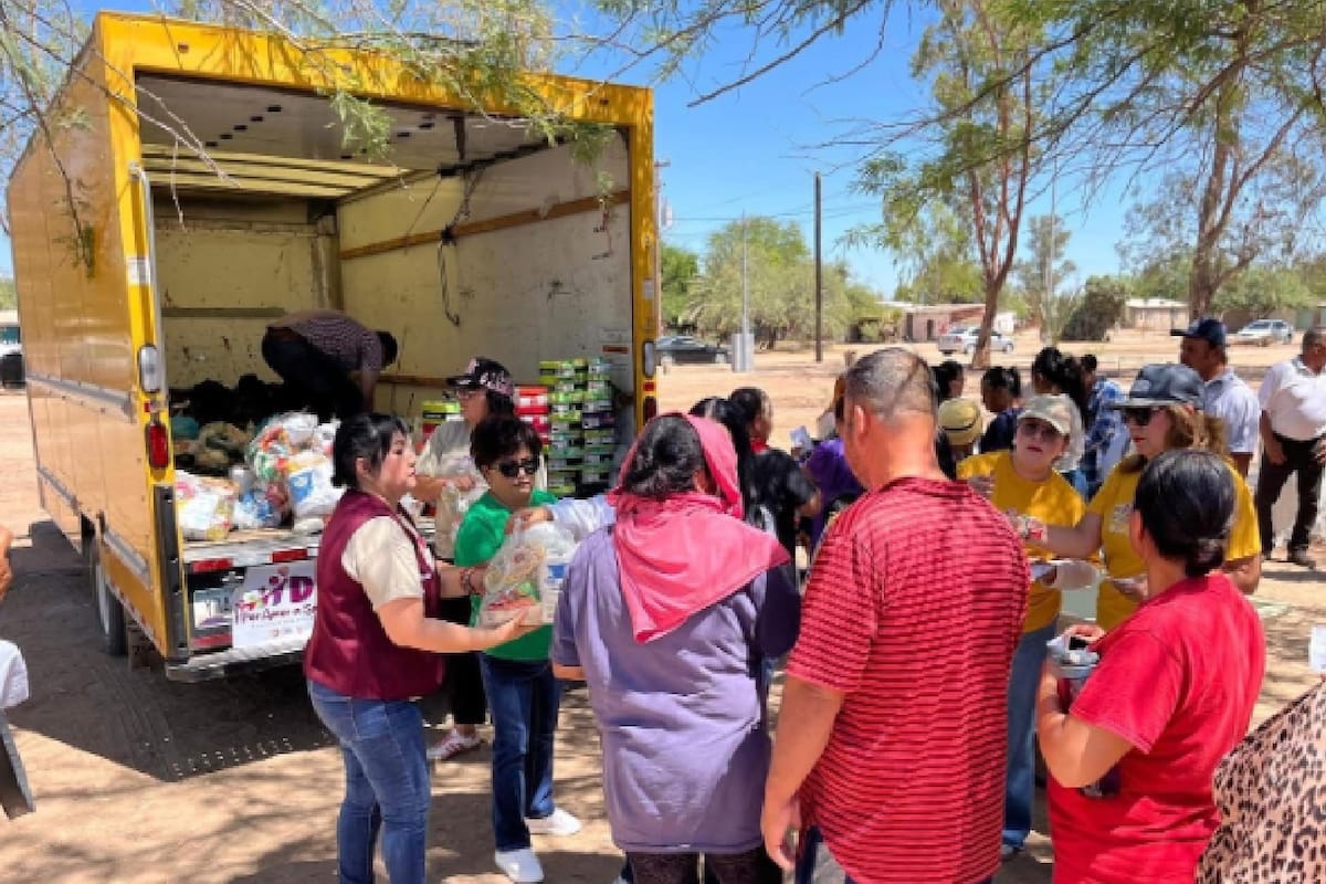 Llevan jornada de servicios y apoyos a familias del ejido Mesa Rica
