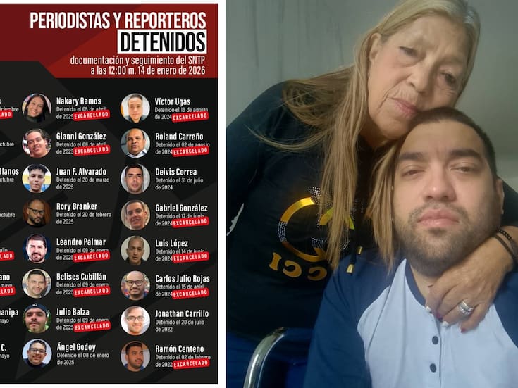 Más de 15 periodistas venezolanos han sido excarcelados por motivos políticos este miércoles; uno de ellos, con más de 3 años tras las rejas, salió en silla de ruedas