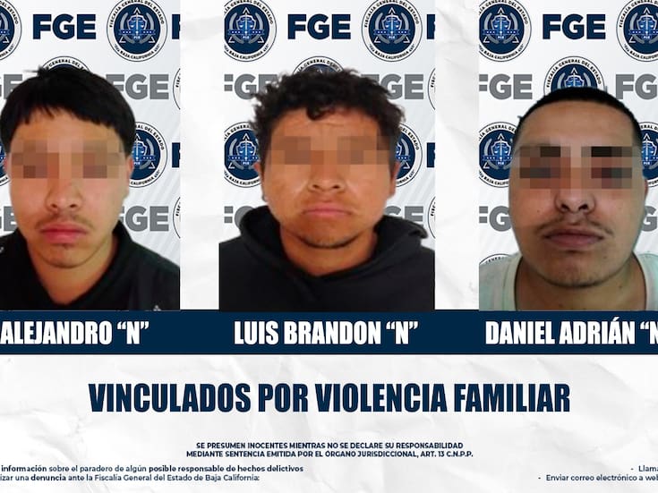 Tres hombres quedan en prisión preventiva por violencia contra familiares