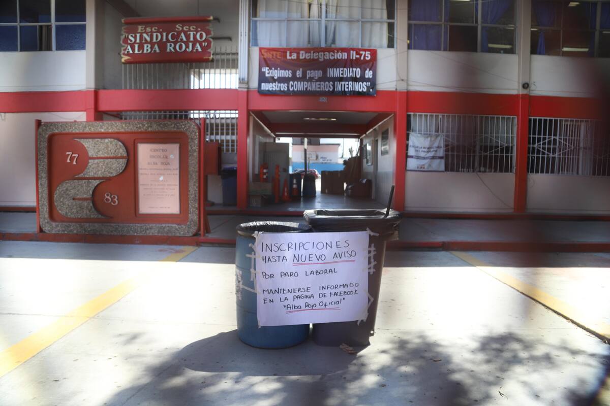Suspenden labores en primer día de clases