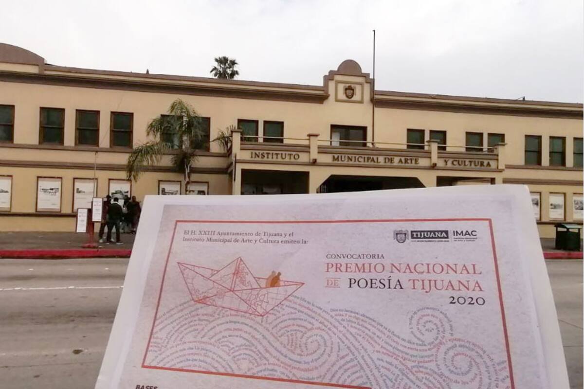 Amplía IMAC fecha límite para participar en Premio Nacional de Poesía Tijuana 2020
