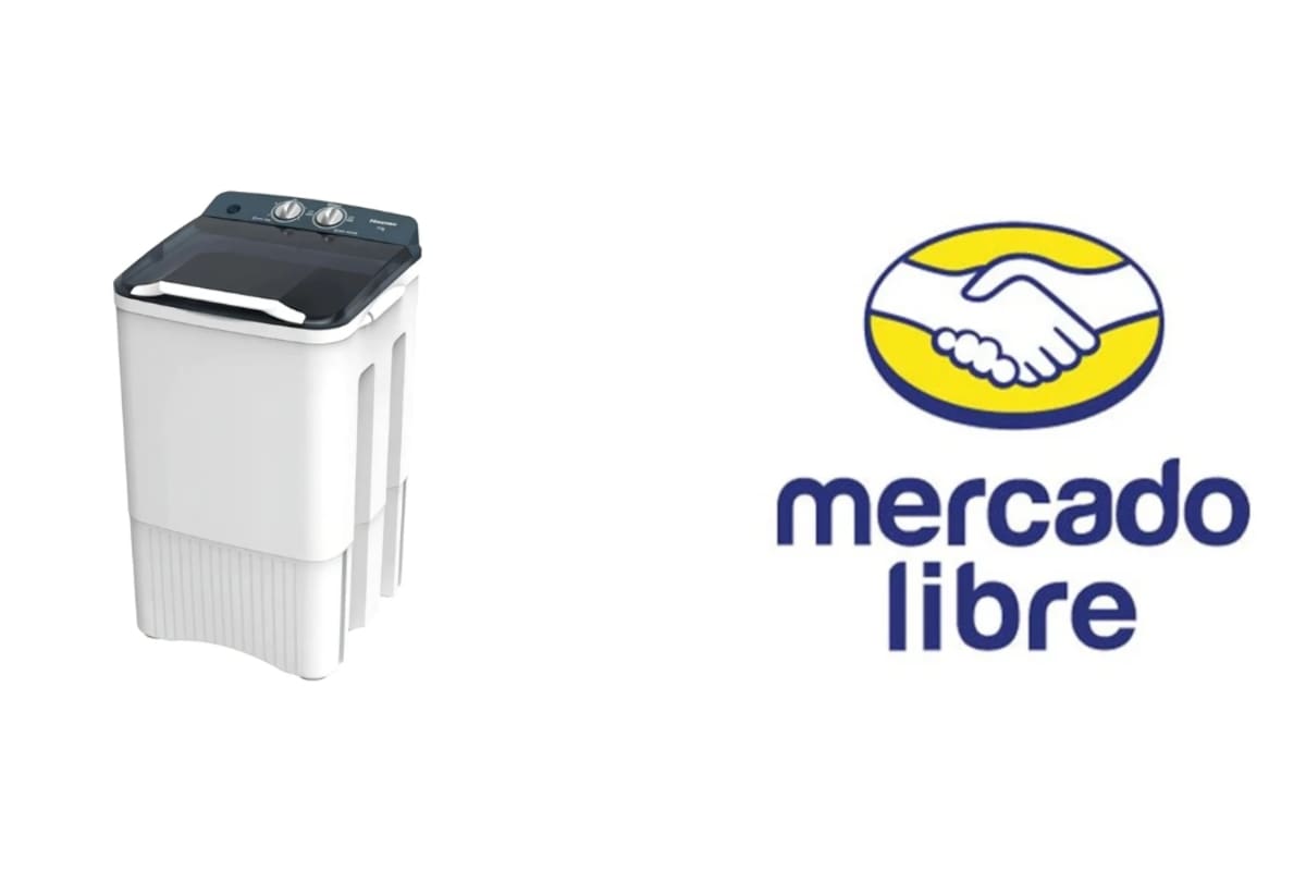 Mercado Libre: lavadora semiautomática Hisense de 15 kilos con 14% de descuento