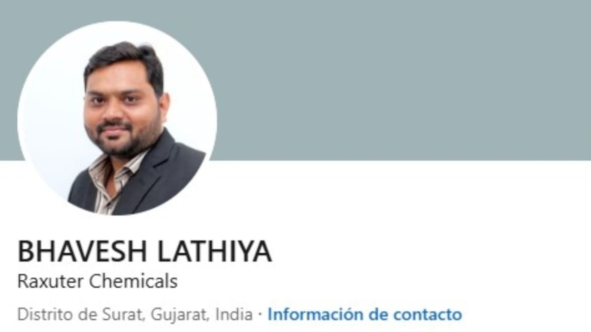 BHAVESH LATHIYA, empresario acusado por Estados Unidos por envío de opioides a EU y MX. | Crédito: LinkedIn