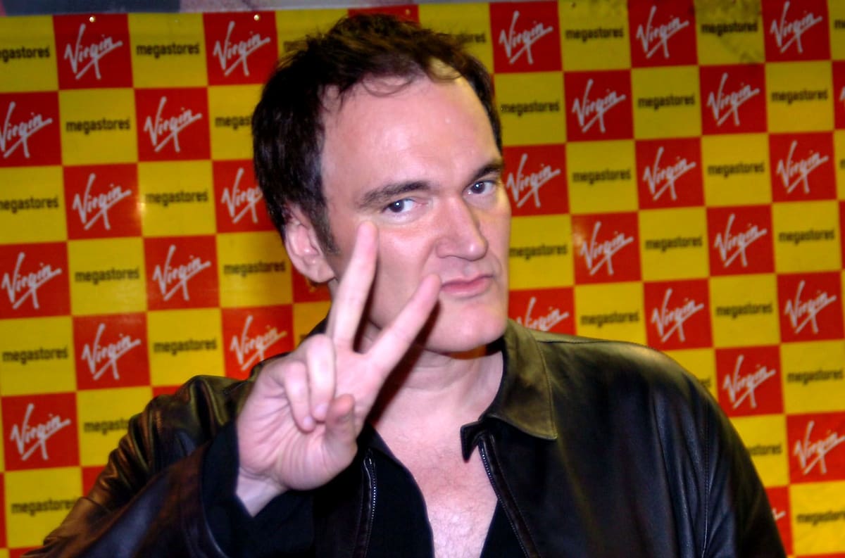 Pic by Colin Lane...Film Director Quentin Tarantino at Virgin in Clayton Square.