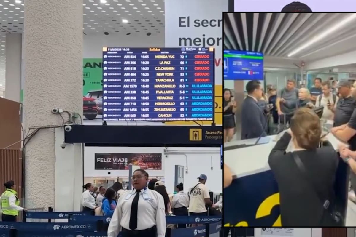 AICM facilita operaciones de Air France ante vuelos cancelados por lluvias