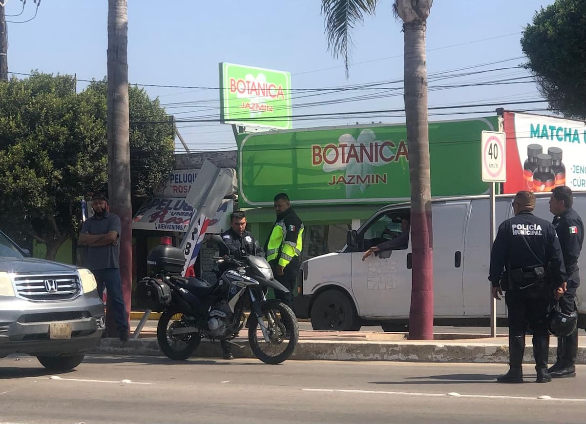 El incidente ocurrió este jueves sobre el Bulevar Benito Juárez.