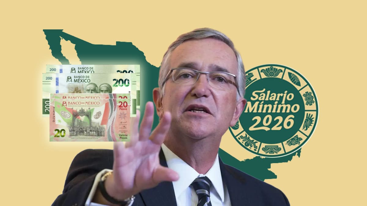 El salario mínimo subirá 13% para 2026, como la presidenta Claudia Sheinbaum lo anunció, decisión que el empresario Ricardo Salinas Pliego ha tildado de "irresponsable". | Especial