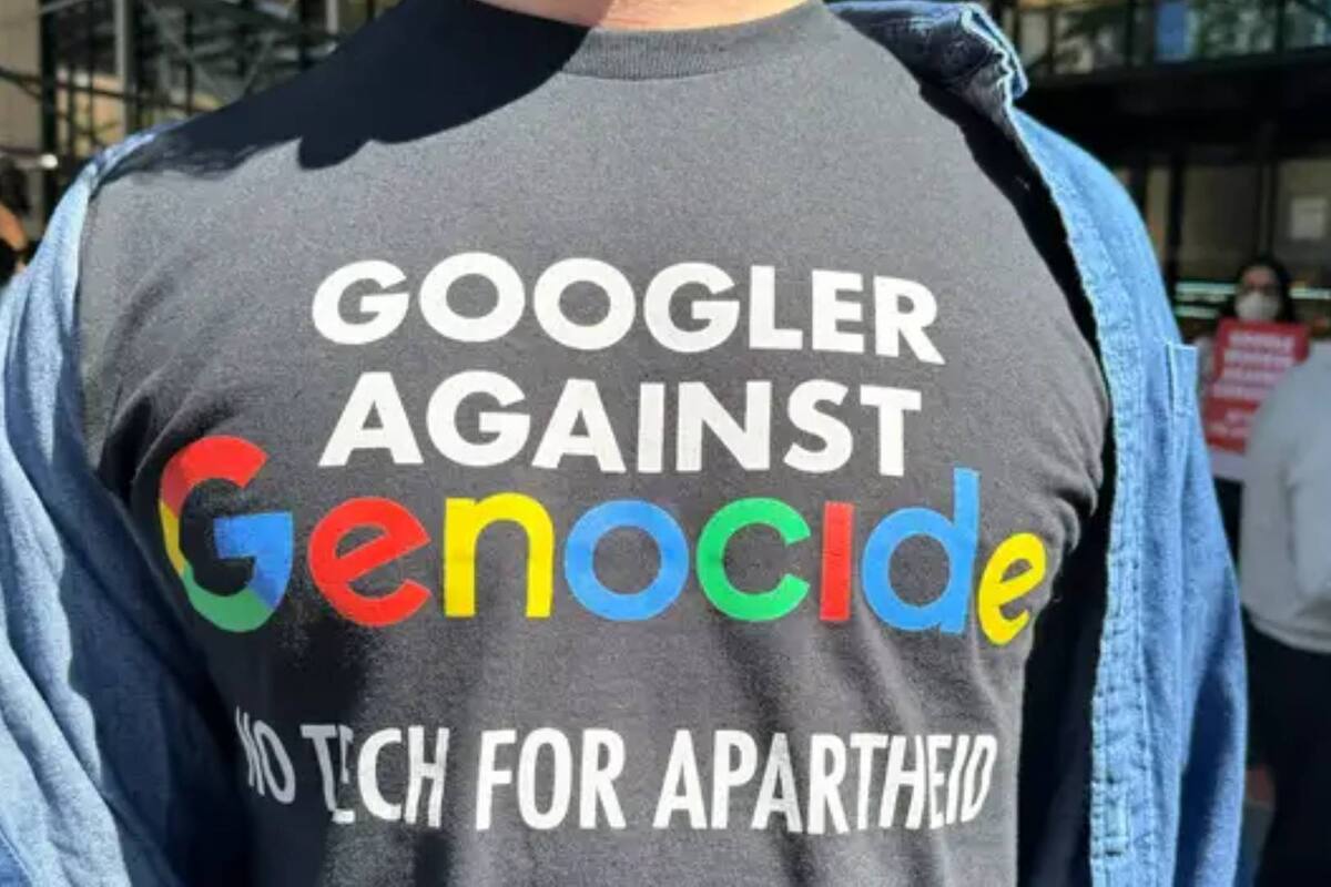Google despide a empleados que protestaron contra genocidio en Palestina