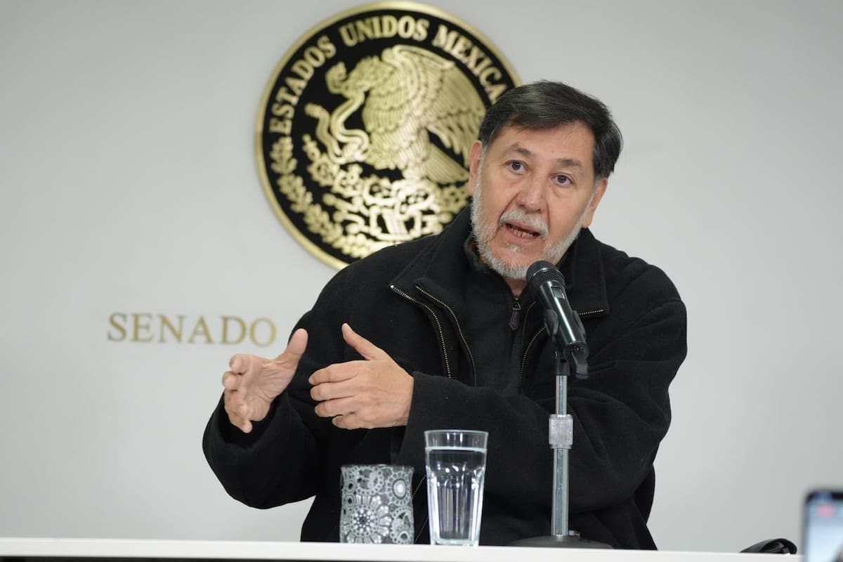 Noroña responde tras agresión: “Montoneros. Dirán que eso es libertad de expresión”