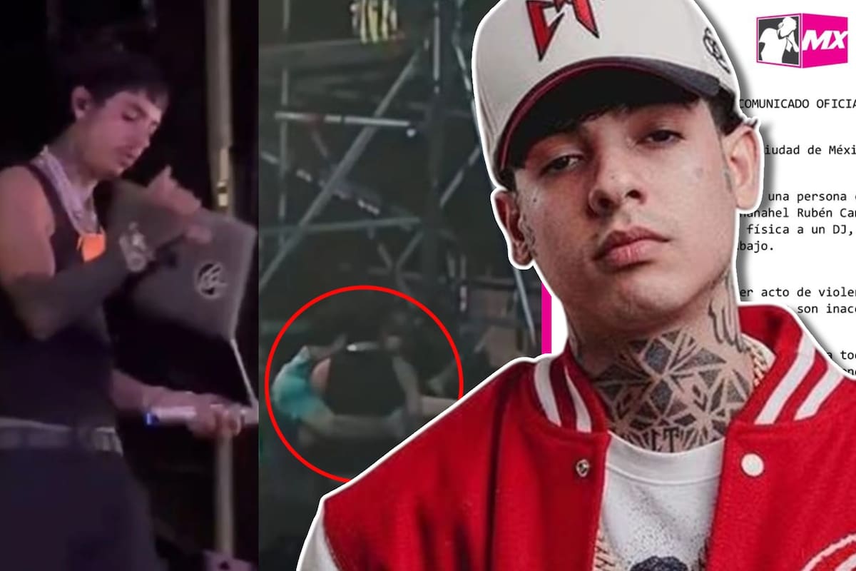 Consejo mexicano de DJs pide suspender canciones de Natanael Cano tras agresión a DJ en pleno concierto