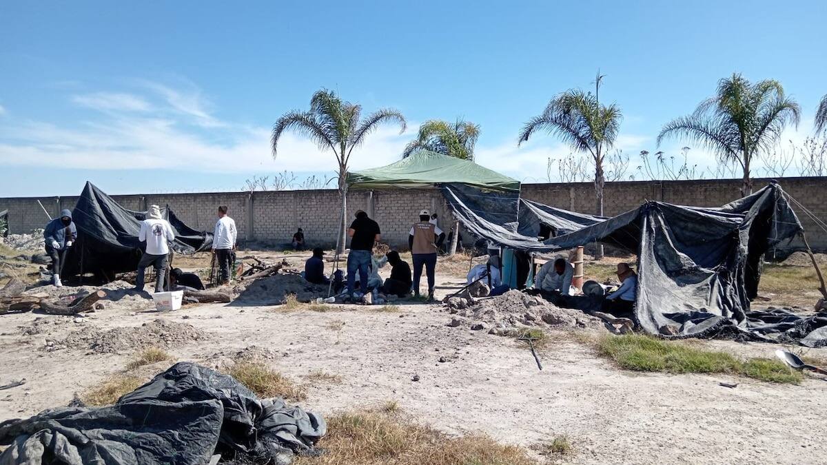 Crematorio clandestino en Jalisco. Foto: Guerreros Buscadores de Jalisco