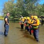 Bomberos de Cajeme capacitan a su equipo de Zonas Agrestes en rescate en aguas rápidas para fortalecer la atención de emergencias