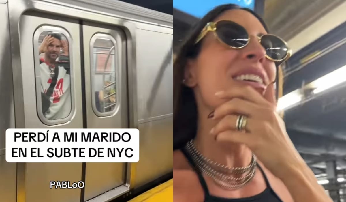 Perdí a mi marido en el metro de Nueva York.":Mujer estaba tomando el Metro de Nueva York junto a su esposo sin embargo el se va sin ella por error
