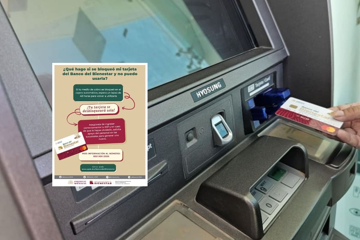 ¿Qué hacer si se bloqueó la tarjeta del Bienestar por error?