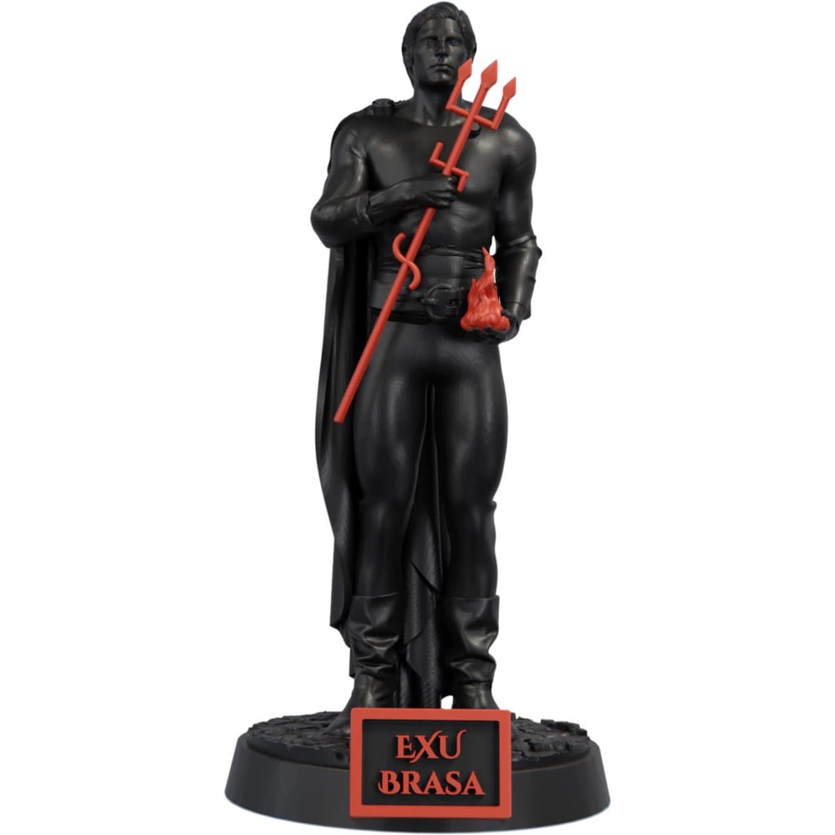 Exu Brasa es una entidad espiritual perteneciente a la línea de trabajo de los Exus en religiones afrobrasileñas como la Quimbanda.