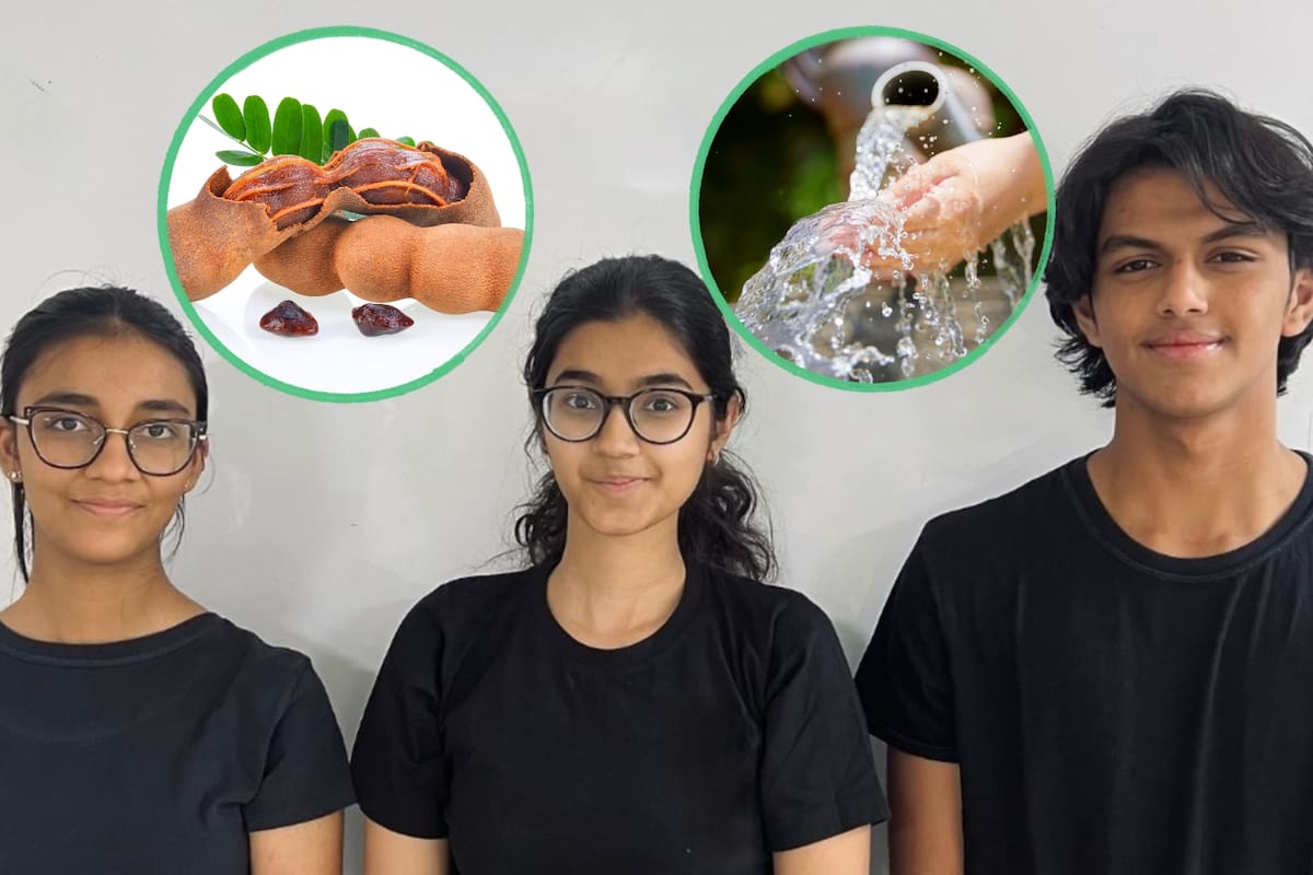 Por crear un polvo de tamarindo que retira microplásticos del agua, tres estudiantes de 16 años ganan The Earth Prize 2026
