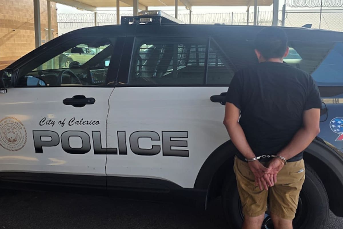 Detienen en Calexico a presunto ladrón serial